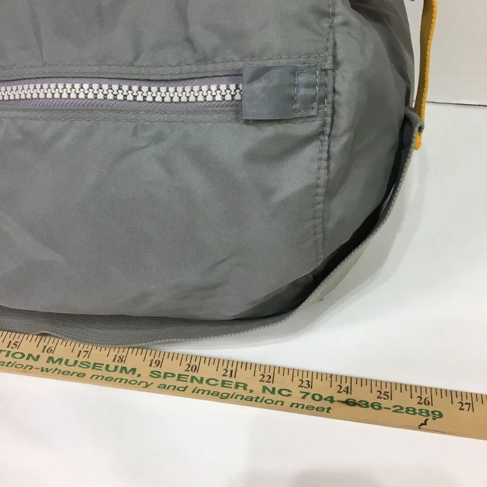 Lucas Duffel Travel Bag‎ Carry On Weekend Lightweight Nylon 24x12x12 Gray